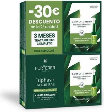 Immagine prodotto Rene Furterer Trattamento anti-caduta TRIPHASIC PROGRESSIVE duo 16 x 55 ml di (880 ml)