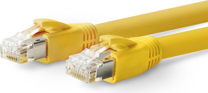 Produktbild Vivolink PROCAT70 Netzwerkkabel 70 m Cat6a F/FTP (FFTP) Gelb (F/FTP, CAT6a, 70 m)