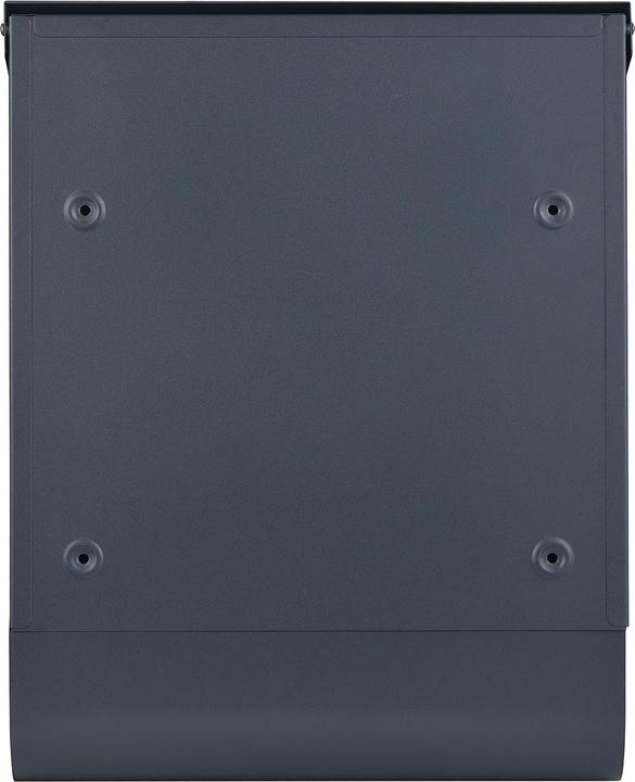 Produktbild Wiltec Briefkasten V36 Anthrazit Edelstahl 305x105x385mm pulverbeschichtet Wand