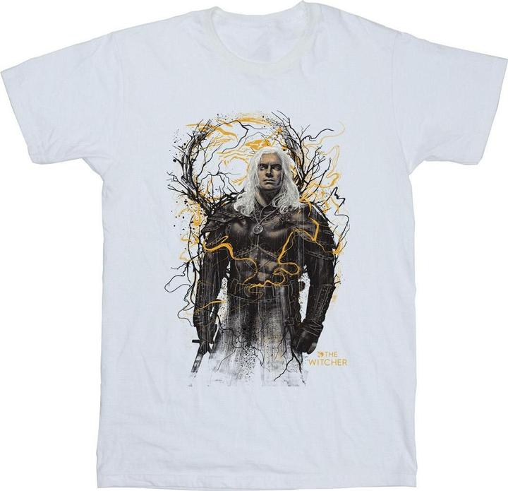 Netflix The Witcher Smoking Wolf TShirt (XXL)