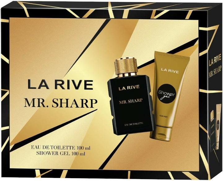 Actual product image La Rive for Men Zestaw prezentowy Mr.Sharp (woda toaletowa 100ml+żel pod prysznic 100ml) (Shaving set)