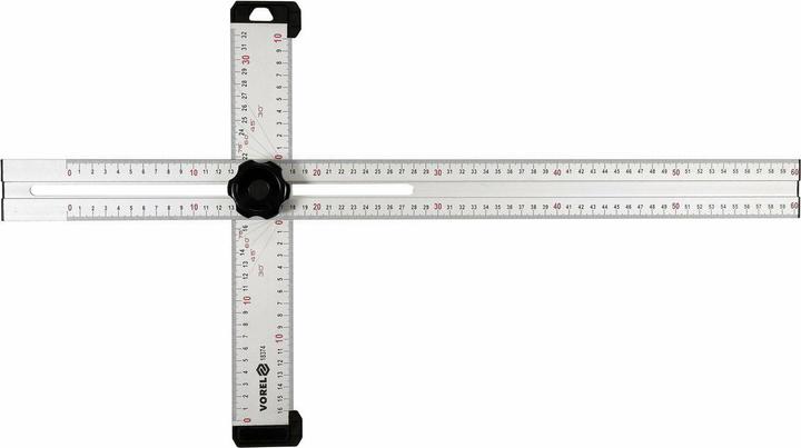 Toya VOREL KĄTOWNIK ALUMINIOWY NASTAWNY L 600 M 18374 (1837400 cm)