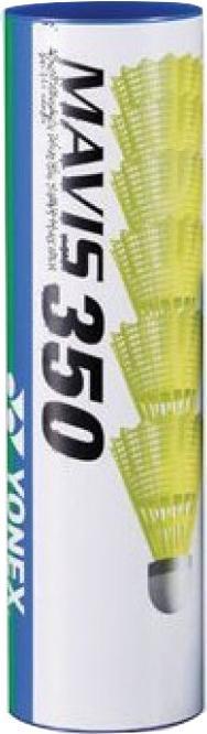 Image du produit Yonex Mavis 350 Nylon jaune, bleu (1 boîte de 6 volants)