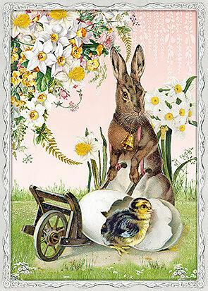 Produktbild Edition Gollong Postkarte. Hase und Kken No. 51 / blanko