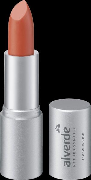 Produktbild dm alverde Lippenstift Color & Care Deep Coral 45 (Deep Coral)
