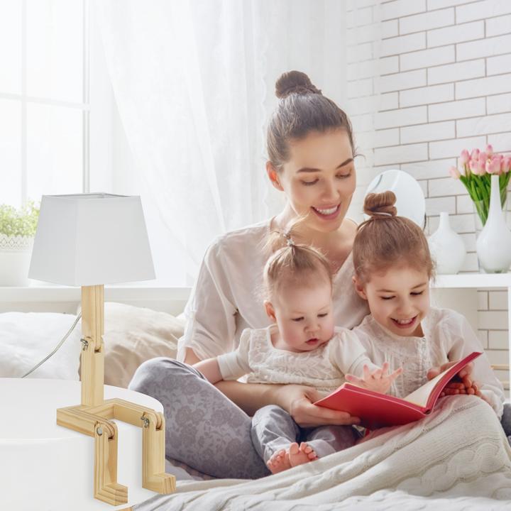 Image du produit Relaxdays Lampe de table Roboter réglable (E14)