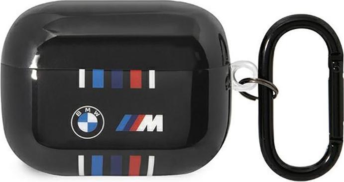 BMW BMAP22SWTK AirPods Pro cover czarny/black Multiple Colored Lines (Headphone sleeve)