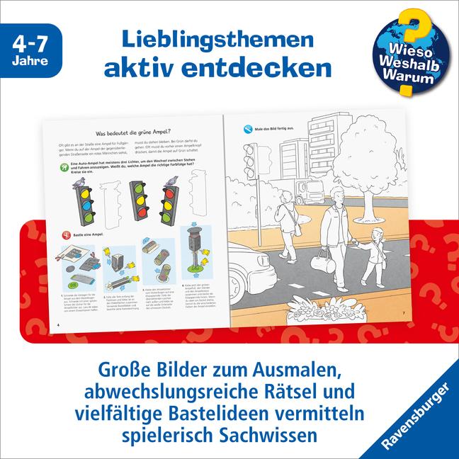 Actual product image Ravensburger Kinder-Sachbuch WWW aktiv-Heft: Strassenverkehr (German, Stefan Richter, 2021)