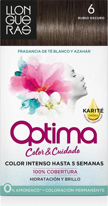 Llongueras OPTIMA hair colour #6-deep blond (6)