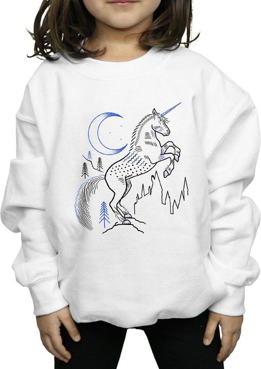 Produktbild Unicorn Line Art Sweatshirt Mädchen (152, 158)