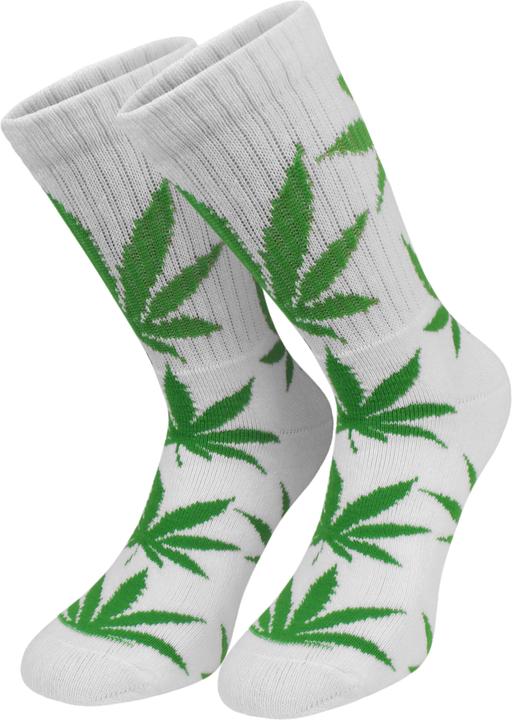 Produktbild Normani 6 Hanf Tennissocken mit Weed Blätter Muster - 9405 (6er Pack, 39 - 42)