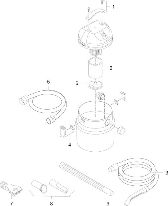 Actual product image Pontec Pondomatic pond suction cleaner (Wet dry vacuum cleaner)