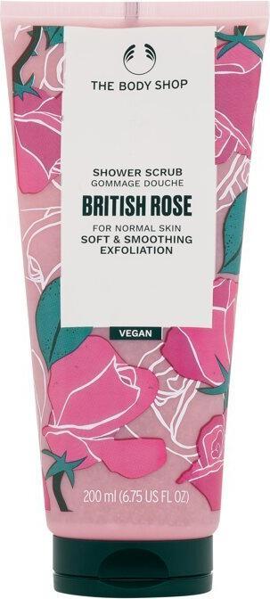 Body Shop British Rose Shower Scrub (200 ml)