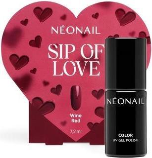 Actual product image Neonail UV Nail Polish Sip of Love Wine Red 7.2ml (Wine red, UV gel varnish)