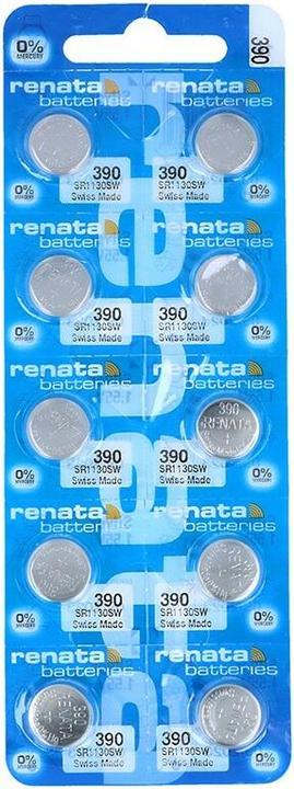 Actual product image Renata Button cell battery, silver oxide, SR54, 1.55V, 60mAh (1 pcs., SR54, 60 mAh)