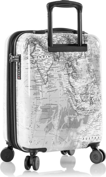 Produktbild Heys Journey Fashion Spinner -matkalaukku, mustavalkoinen kartta (49 l, Handgepäck (bis 50l))