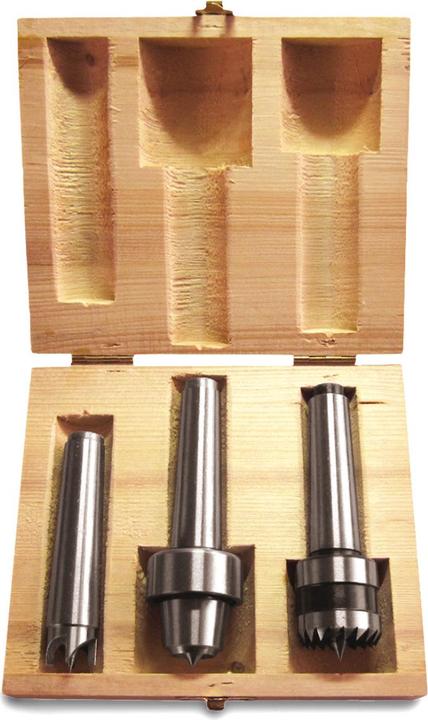 Holzstar Driver set MK2 3-pcs cone holder MK2, for woodturning machines 5931056