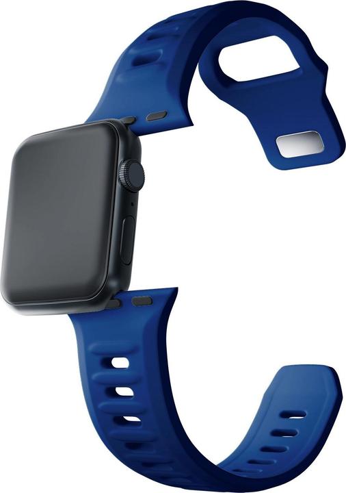 Produktbild 3MK Silicone Watch Strap Niebieski/Blue dla Apple Watch 42/44/45/49mm (Silikon, Edelstahl)
