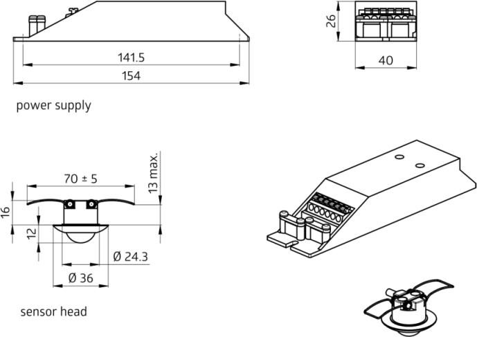 Produktbild BEG 92912 Präsenzmelder PD9-M-SDB-DE RAL9010 (10 m)