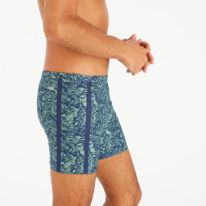 Produktbild Nabaiji Badehose Midjammer Herren - 100 Yoko Wave blau/khaki (46)