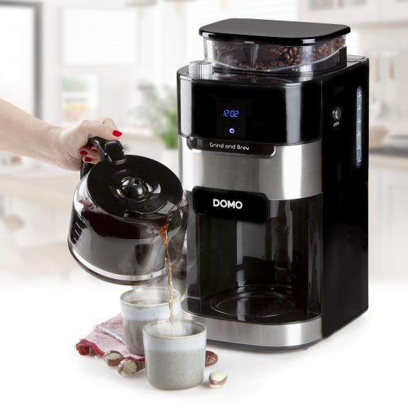 Produktbild Domo Kaffeem. DO721K bk/sr