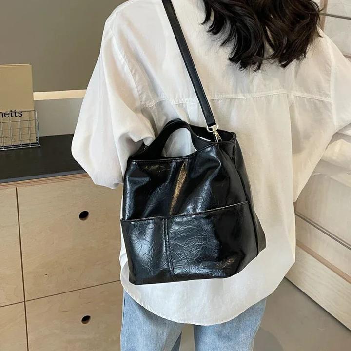 Image du produit Only-Bags.Store Simple Pu seau sacs à main de grande capacité de mode polyvalent sacs à bandoulière