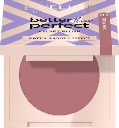 Eveline Better Than Perfect Velvet Blush Pressed Rose 03 (03 - Pressed Rose)