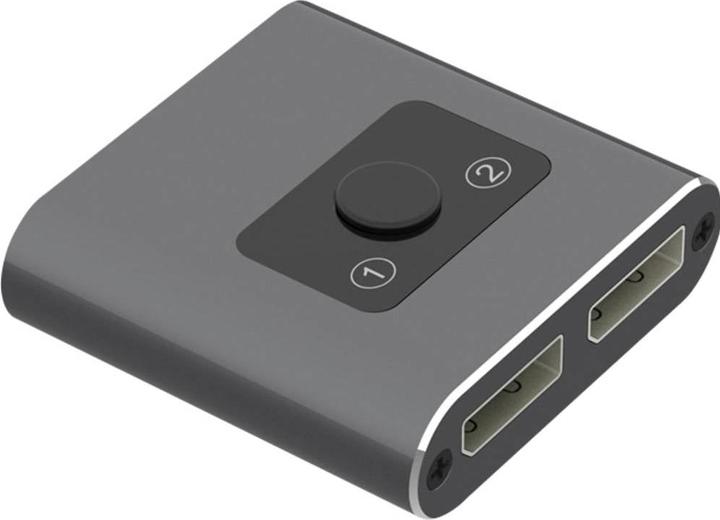Actual product image Maxtrack DisplayPort bidirectional switch 4K @60Hz