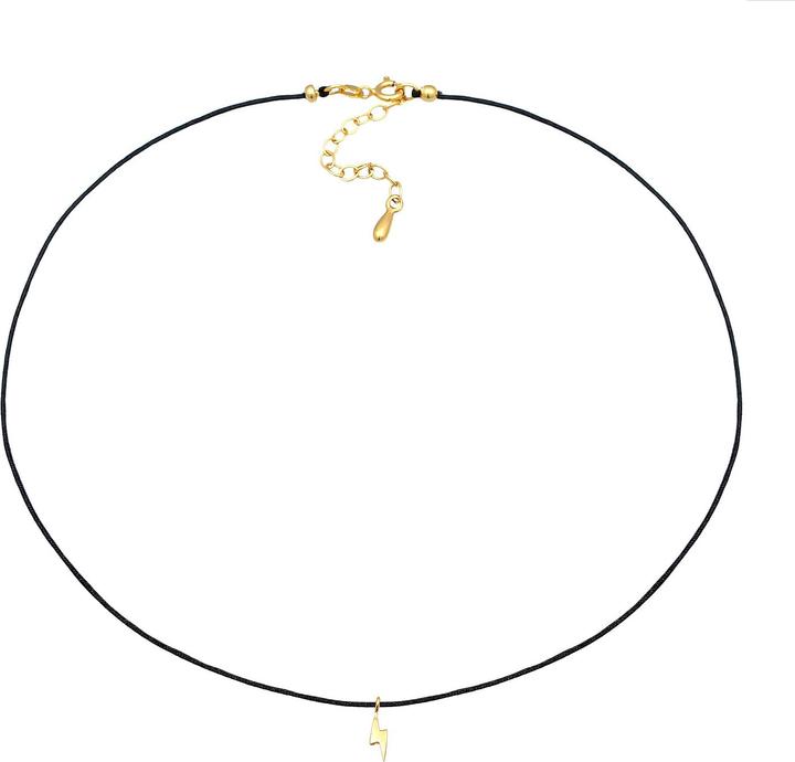 Immagine prodotto Elli Collana Choker Saetta Nylon Catena Argento 925 (Argento 925, Nessuna pietra preziosa, Nylon, 36 cm)