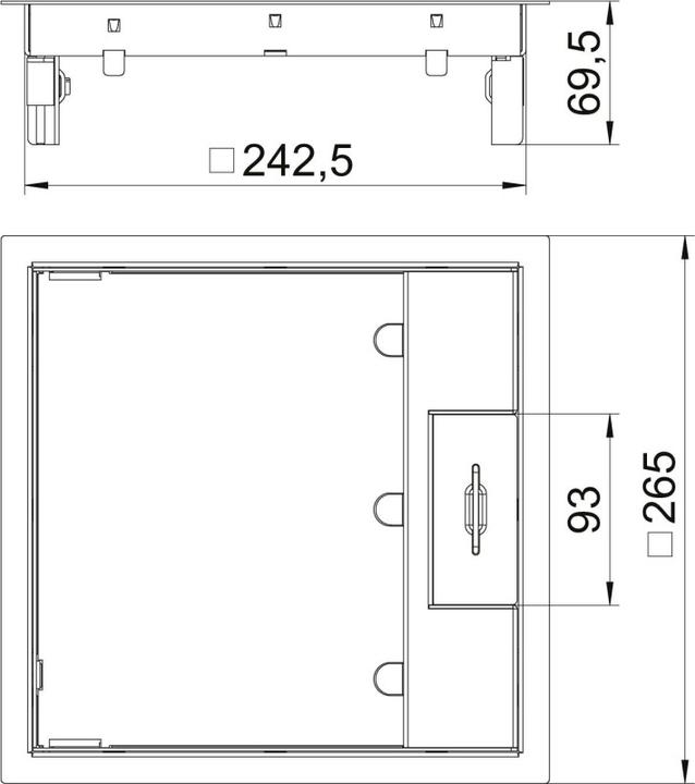 Immagine prodotto OBO Bettermann OBO GES9M-2 Inserto per dispositivi 10U per montaggio universale (Vari)