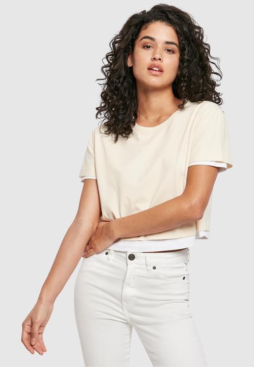 Actual product image Urban Classics Ladies Full Double Layered Tee (XS)