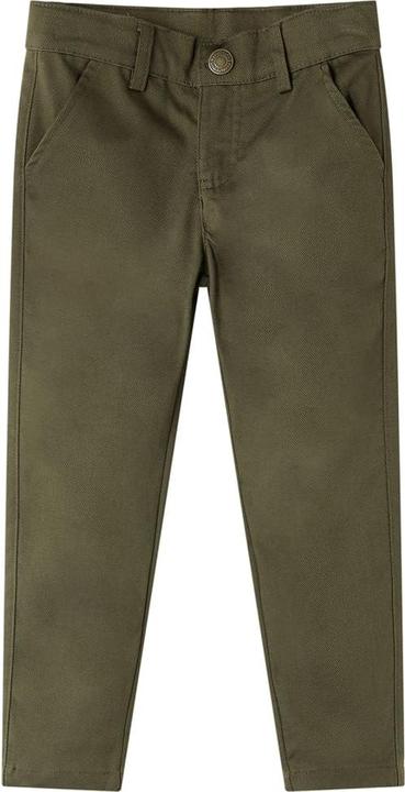 VidaXL Kinderhose Khaki 116,Material: 60 % Baumwolle. 37 % Polyester (116)