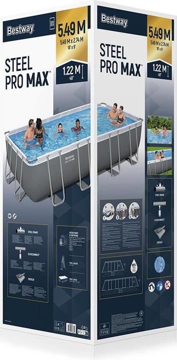 Immagine prodotto Bestway Set Pro Max in acciaio (549 x 274 x 122 cm)