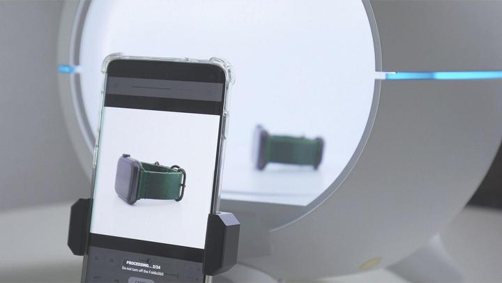 Actual product image Orangemonkie Foldio360 Smart Dome (Recording box)
