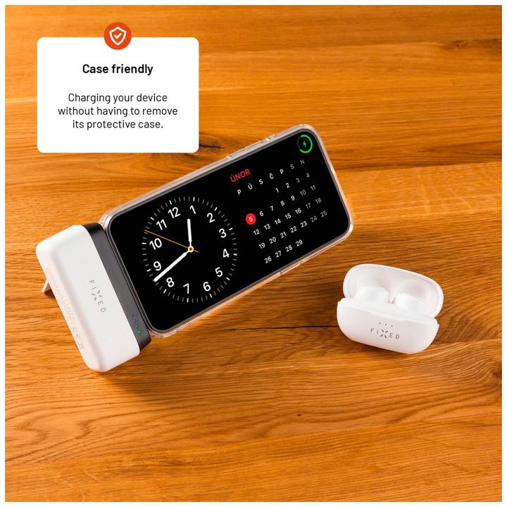 Actual product image Fixed Zen 5 Plug-in PowerBank, PD 20W, 5 000 mAh, white (5000 mAh, 20 W, 5000 Wh)