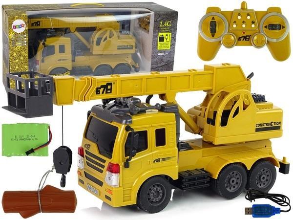 Produktbild Lean Toys Autokran, gesteuert durch Funkwellen 2,4 G
