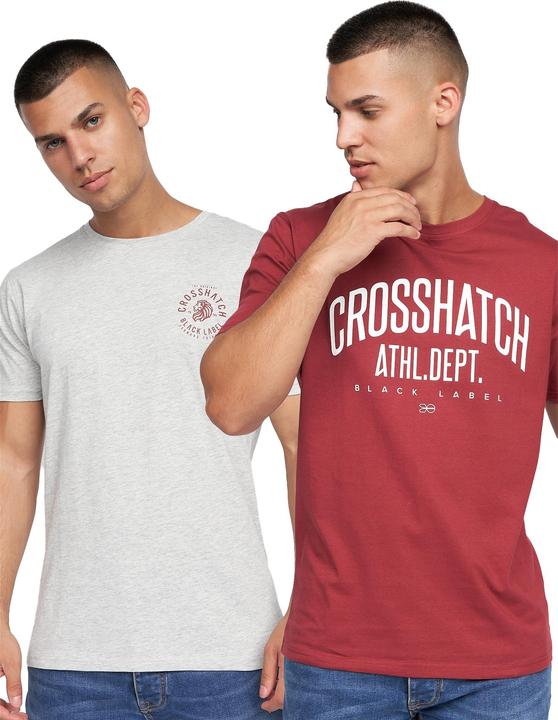 Produktbild Crosshatch Oldskool TShirt (2erPack) (S)
