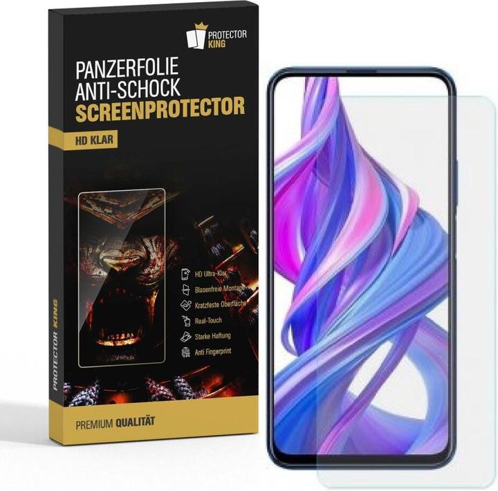 Produktbild Protectorking 2x Panzerfolie Anti-Shock HD Klar (2 Stück, Honor 9X)