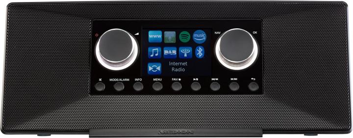 Produktbild Medion P85333 - DAB+ internetradio - Wifi - FM-ontvangst - Zwart (DAB+, AM, FM, MW, WLAN)