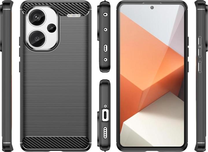 Immagine prodotto Screenguard Custodia morbida in carbonio spazzolato (Xiaomi Redmi Note 13 Pro+)