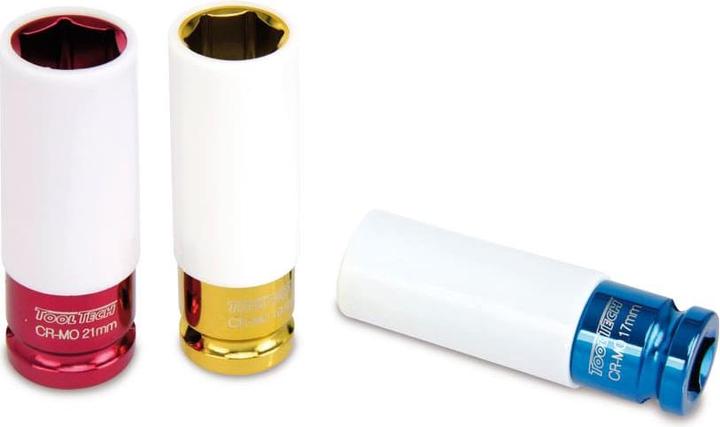 Actual product image BGS Force-protection set (19 mm, 21 mm, 17 mm)