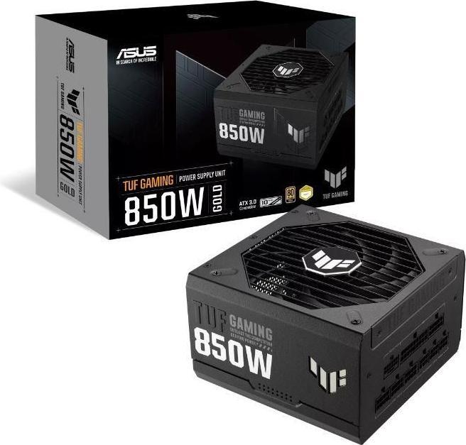 ASUS Power Supply||850 Watts|Efficiency 80 PLUS GOLD|PFC Active|TUF-GAMING-850G (850 W)