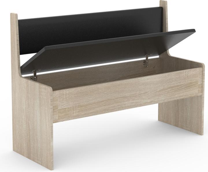 Produktbild VCM Eckbankgruppe Sitzgruppe Küchensitzgruppe Bank Tisch Hocker Esal Maxi (153 x 153 x 80 cm)
