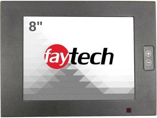 Actual product image Faytech 8" RES TM AIO HDMI-USB 8-36V IP65 HB" (1024 x 768 pixels, 8")