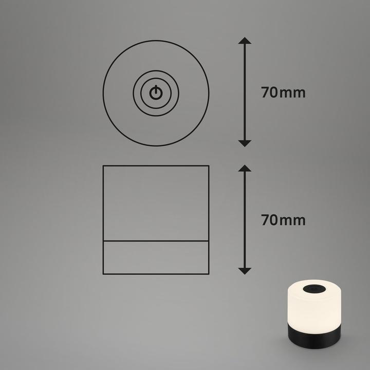 Actual product image Briloner Rechargeable LED table lamp (150 lm)