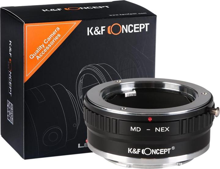 Image du produit K&F Concept Adaptateur d'objectif de haute précision, cuivre, MD-NEX II