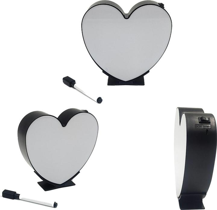Immagine prodotto Mad Monkey - Lampada a cuore per messaggi