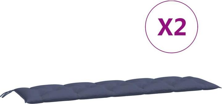 Produktbild VidaXL Gartenbank-Auflagen 2 Stk. O x ford-Gewebe (180 x 50 x 7 cm)