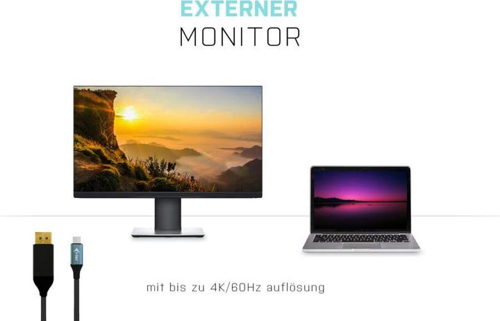 Produktbild i-tec USB Typ C — DisplayPort (USB Typ-C, 150 cm)