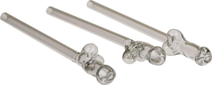 Produktbild NoBraPro Glass Drinking Straw Willy (4 x)